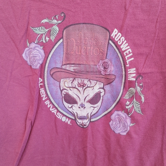 Hanes Red Short Sleeves Graphic Tee Size Small - Picture 5 of 9